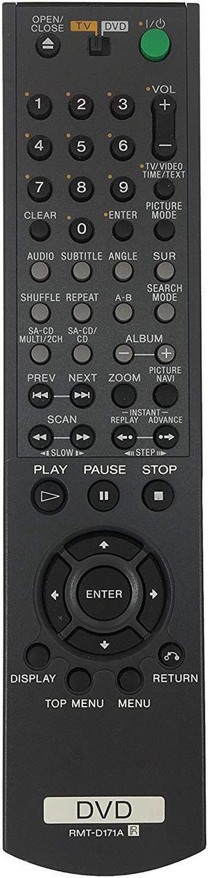 RMT-D171A Replace Remote Control for Sony DVD Player DVP-NS775V DVPNS775V