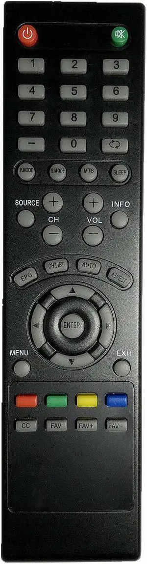 New Replaced Sylvania TV Remote works with Most of Sylvania LED LCD TVs