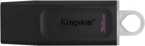 32GB Kingston Technology Data Traveler Exodia USB3.2 Type A Flash Drive - Black