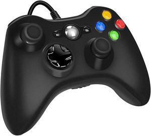 Wired Controller for Xbox 360 YAEYE Game Controller for Xbox 360 with Dual-Vibration Turbo for Microsoft Xbox 360/360 Slim and PC Windows 7810
