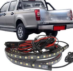 QLEE 2pcs Led Pickup Bed Light Strip 51 Inch Remote Control Truck Bed Lights White Waterproof Led Strip Light Kit For Trucks Cargo Vans Suv Rv Boat Light Fuse Splitter Cable Car Lights