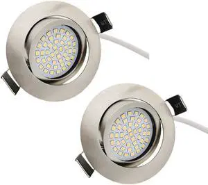 QLEE Dimmable Downlight 3 Way LED Light 10 30 60 W Equivalent LED Can Lights Eyeball Retrofit Framce Gimbal 3 Inch Recessed Lights 6W 4000K Natural Light Angled Adjustable Ceiling Light 2 Pack