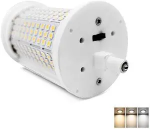 QLEE R7S LED Bulb 50W 118mm Floodlight 3CCT Adjustable Color Temperature 3000K/4000K/6000K 5600LM Brightness Halogen Replacement for 300W-500W R7S Bulbs Floor Standing Light