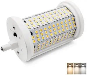 QLEE R7S 50W LED Bulb 118mm NO Dimmable 3CCT Adjustable J Type Linear Double Ended Studio & Flood Light Equivalent 500W Halogen Floodlight Bulbs For Work Security Landscape And Standing Lamps