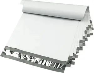 50 Packs 19 x 24 Inchs White Poly Mailers Envelopes Shipping Bags with Self Sealing Adhesive Strip, Waterproof & Tearproof Postal Bags Lightweight Shipping Mailers Bags