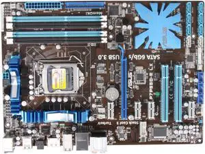 ASUS P7P55D-E LX LGA 1156 Intel P55 SATA 6Gb/s USB 3.0 ATX Intel Motherboard