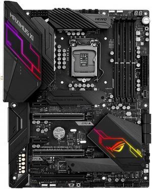 ASUS ROG MAXIMUS XI HERO (WI-FI) Asus ROG MAXIMUS XI HERO (WI-FI) LGA1151/ Intel Z390/ DDR4/ Quad-GPU CrossFireX  and  Quad-GPU SLI/ SATA3 and USB3.1/ M.2/ WiFi/ A and GbE/ ATX Motherboard