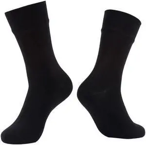 RANDY SUN Thin Breathable Waterproof Socks Mid-calf Hiking Running Cycling Outdoor Men Women Socks Black