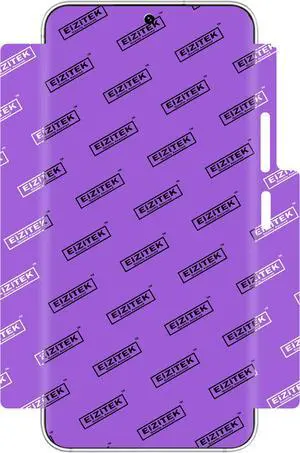 EiZiTEK Screen Protector Film for Samsung Galaxy S22+, S22 Plus, Case Friendly, Wrap Around, Fingerprint Unlock Compatible, Clear, 2 Pack