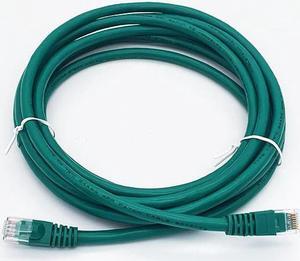 C6AMB-10GN - 10 Feet Cat6A UTP Ethernet Network Booted Cable, 24AWG Gigabit LAN Network Cable RJ45 High Speed Patch Cable, Green.