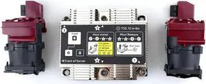 For HP DL360 DL360p G10 Xeon CPU Kit Heatsink 872452-001 & 2 Fans 875283-001 Cooling Fan Processor Cooler  Heatsink Fan