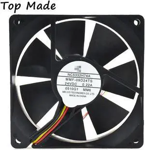 For Mitsubishi F740 NC5332H74A MMF-09D24TS-MM6 24V 0.22A cooling fan MM6 plug
