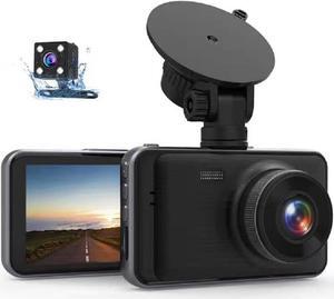 Dash Cam Car DVR Car Dashboard Camera 1080P FHD DVR Dash Cam Recorder 3" LCD Screen Double Camera 170° Wide Angle Super Night Vision, G-Sensor,Parking Monitor, Loop Recording, Motion Detection