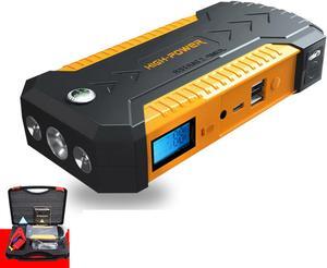 Car Jump Starter with LCD Display,12V AUTO Battery Booster, 600A Peak 20000mAh,for Car Truck SUV( up to 6.0L Gas, 3.0L Diesel Engine),Car Emergency Starting Power,Portable Power Bank Charge with USB
