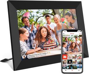 WiFi Digital Photo Frame FRAMEO 10.1 Inch Smart 1280x800 IPS LCD Touch Screen, Auto-Rotate Portrait and Landscape, Built in 16GB Memory, Share Moments Instantly via Frameo App from Anywhere