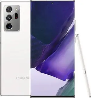 Samsung Galaxy Note 20 Ultra 5G N986U (Fully Unlocked) 128GB Mystic White (Grade A+)