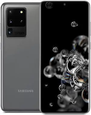 Refurbished Samsung Galaxy S20 Ultra 5G G988U (Fully Unlocked) 128GB Cosmic Gray (Grade A+)