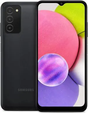 Refurbished Samsung Galaxy A03s A037U (Fully Unlocked) 32GB Black (Grade A+)