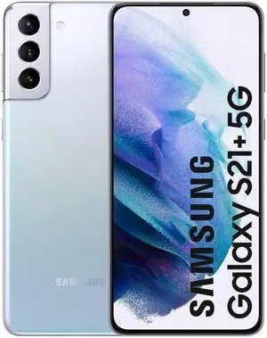 Refurbished Samsung Galaxy S21+ Plus 5G G996U (AT&T Only) 128GB Phantom Silver (Grade A+)
