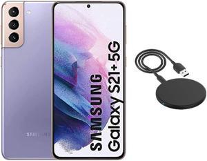 Refurbished Samsung Galaxy S21 Plus 5G G996U Fully Unlocked 128GB Phantom Violet w Wireless Charger