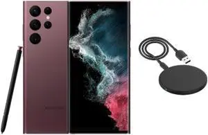 Samsung Galaxy S22 Ultra 5G S908U (T-Mobile Only) 128GB Burgundy w/ Wireless Charger Samsung Galaxy S22 Ultra 5G S908U (T-Mobile Only) 128GB Burgundy w/ Wireless Charger