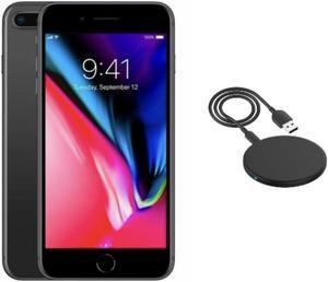 Refurbished Apple iPhone 8 Plus A1864 Fully Unlocked 256GB Space Gray w Wireless Charger