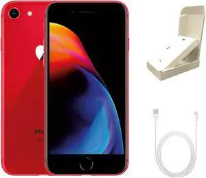 Apple iPhone 8 A1863 (Fully Unlocked) 64GB Red (Grade A) w/ Gift Box Apple iPhone 8 A1863 (Fully Unlocked) 64GB Red (Grade A) w/ Gift Box