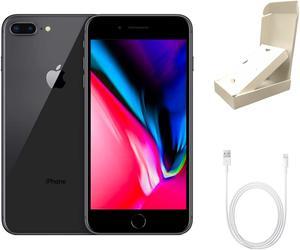 Refurbished Apple iPhone 8 Plus A1864 Fully Unlocked 256GB Space Gray Grade A w Gift Box