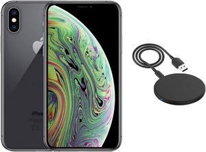 Refurbished Apple iPhone XS Max A1921 Fully Unlocked 256GB Space Gray Grade A w Wireless Charger