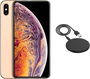 Refurbished Apple iPhone XS Max A1921 Fully Unlocked 512GB Gold Grade A w Wireless Charger