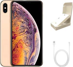 Refurbished Apple iPhone XS Max A1921 Fully Unlocked 512GB Gold Grade A w Gift Box