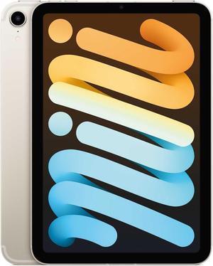 Apple iPad Mini 6 A2568 (WiFi + Cellular Unlocked) 64GB Starlight (Grade A+)
