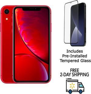 APPLE iPhone XR - 128GB - online Red UNLOCKED RESTORED A1984 4G LTE VERIZON AT&T w/ Box