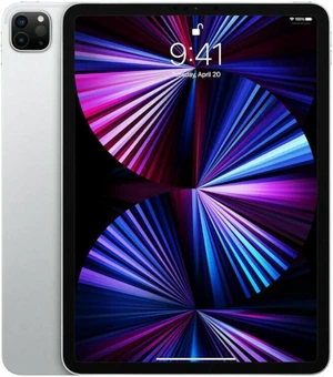 Refurbished Apple iPad Pro 11" (2021) A2377 (WiFi) 128GB Silver (Grade A) w/ Pre-Installed Tempered Glass Refurbished Apple iPad Pro 11" (2021) A2377 (WiFi) 128GB Silver (Grade A) w/ Pre-Installed Tempered Glass
