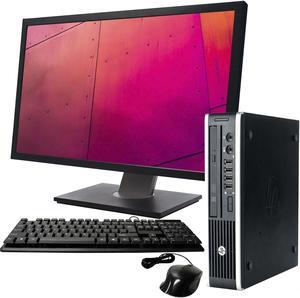 HP Elite 8200 Small Computer and 24" LCD Core I5 8GB 500GB WiFi Windows 10 Desktop PC