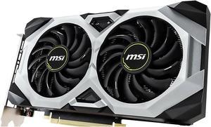 MSI RTX 2060 VENTUS GP OC GeForce RTX 2060 6GB GDDR6 PCIE 3.0 x16 Video Card