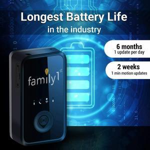 Family1st 4G LTE GPS Tracker-Portable, Real-Time Tracking Device for Vehicles - GPS Tracking Device, Trucks, Kids, Motorcycles, Automobiles,  4G LTE Real-Time GPS, Monthly fee Required