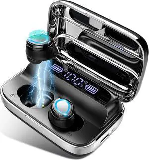 Wireless Earbuds, Bluetooth 5.0 Earbuds with 140H Playtime, Bluetooth Headphones TWS Stereo Noise Cancelling Wireless Earphones in Ear with Mic, USB-C Charging Case, IP7 Waterproof Headset for Sports Wireless Earbuds, Bluetooth 5.0 Earbuds with 140H Playtime, Bluetooth Headphones TWS Stereo Noise Cancelling Wireless Earphones in Ear with Mic, USB-C Charging Case, IP7 Waterproof Headset for Sports