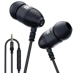 Wired Durable Metal Earbuds Headphones with Microphone and Volume Control Wired Durable Metal Earbuds Headphones with Microphone and Volume Control