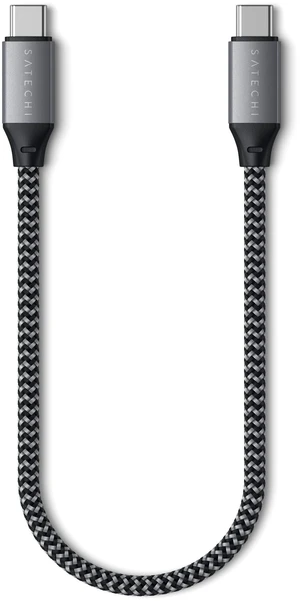 Satechi USB-C to USB-C Cable (10-Inch), 100W Charging, Space Gray | for iPhone 17 to 15 series, iPad Air/Pro, MacBook Air/Pro/Neo, Galaxy S25, Android, Windows Satechi USB-C to USB-C Cable (10-Inch), 100W Charging, Space Gray | for iPhone 17 to 15 series, iPad Air/Pro, MacBook Air/Pro/Neo, Galaxy S25, Android, Windows