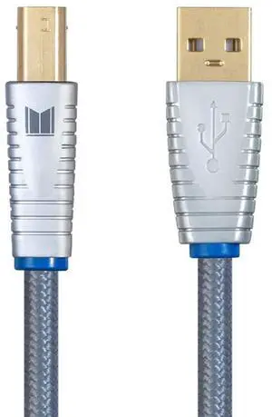 Monolith USB Digital Audio cable - USB A to USB B - 2 Meter, 22AWg, Oxygen-Free copper, gold-Plated connectors