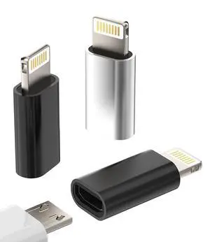 3Pack,Compatible for Lightning to Male Micro USB Female Adapter Compatible with Iphone 12 11 pro max mini xs xr x se 7 8 6s 6 5s plus for Ipad air Charging Cable Connector power Charger Converter Port 3Pack,Compatible for Lightning to Male Micro USB Female Adapter Compatible with Iphone 12 11 pro max mini xs xr x se 7 8 6s 6 5s plus for Ipad air Charging Cable Connector power Charger Converter Port