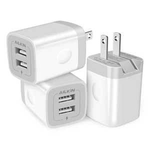 3Pack Fast Charging Cubes, Foldable Dual Port Charger Block, Fast USB Plug | Power Adapter Fold up Box Base Brick for iPhone 17 Air/16 Pro/16 Plus/16 Pro Max/15/18 Pro Max Samsung Galaxy LG Pixel 3Pack Fast Charging Cubes, Foldable Dual Port Charger Block, Fast USB Plug | Power Adapter Fold up Box Base Brick for iPhone 17 Air/16 Pro/16 Plus/16 Pro Max/15/18 Pro Max Samsung Galaxy LG Pixel
