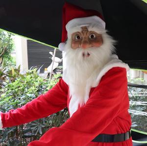 Santa Claus Set Christmas Gifts Old Man Mask Holiday Latex Mask Masquerade Cosplay Set