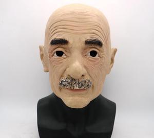 Halloween fancy dress ball show old man mask party funny mask headdress
