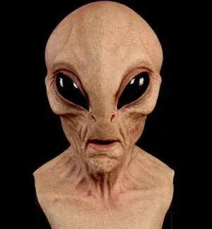 Halloween haunted house bar decoration hood alien latex mask hood horror mask latex cosplay mask horror mask