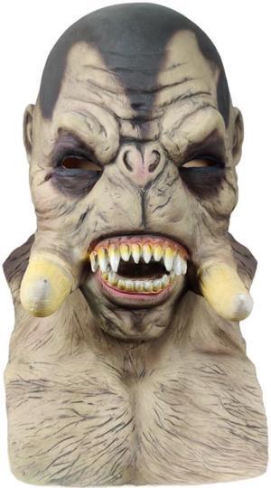 Halloween new warcraft man funny horror mask headgear bar haunted house decoration mask headgear