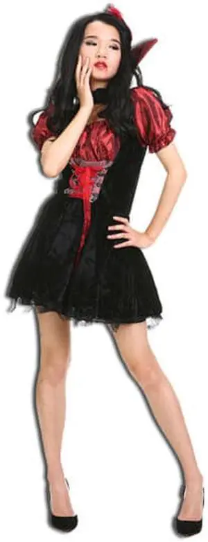 Halloween thriller party dress up props sexy short skirt vampire costume