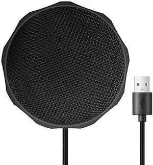 USB Microphone for Computer, Plug&Play PC Microphone for Conference, Chatting Streaming, Gaming Mic Computer Microphone Compatible with PC, Laptop and Notebook