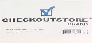 10 CheckOutStore Cardboard Jackets Cover for 12" LP Vinyl 33 RPM Records